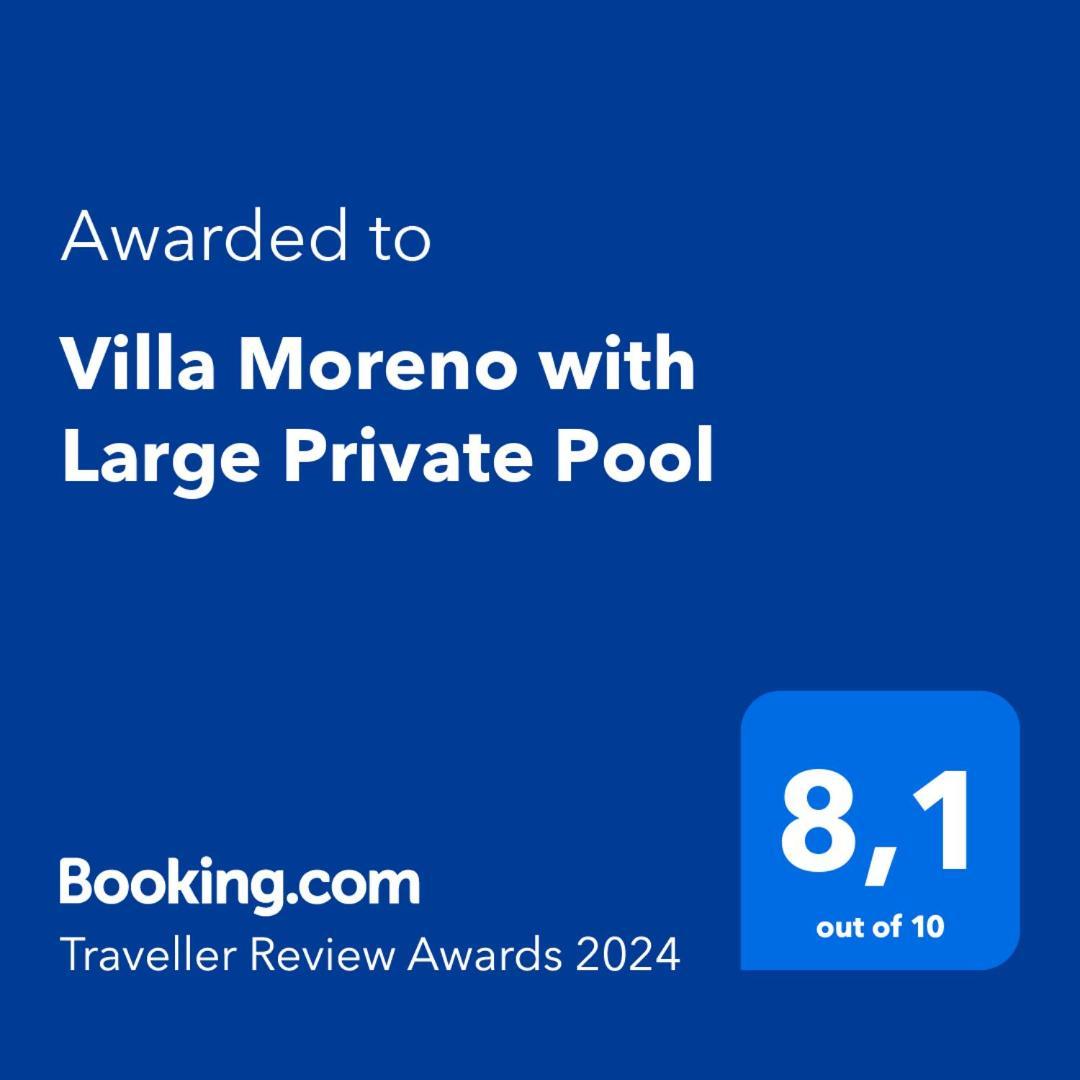 Villa Moreno With Large Private Pool Jávea Екстериор снимка